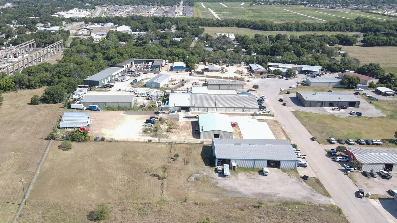 Suncity Pallets Liquidation Aerial Lot View