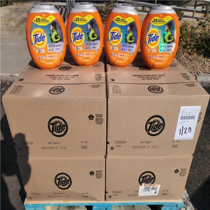 Tide Liquid Laundry Pallet