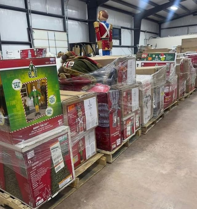 TGT Christmas Merchandise Truckload