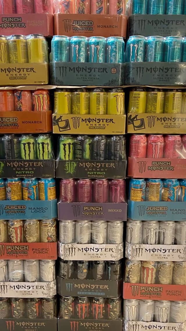 Monster Drink Pallet